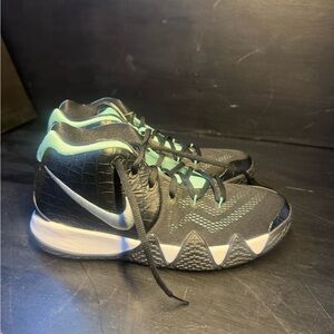 Black and Green Nike kyries